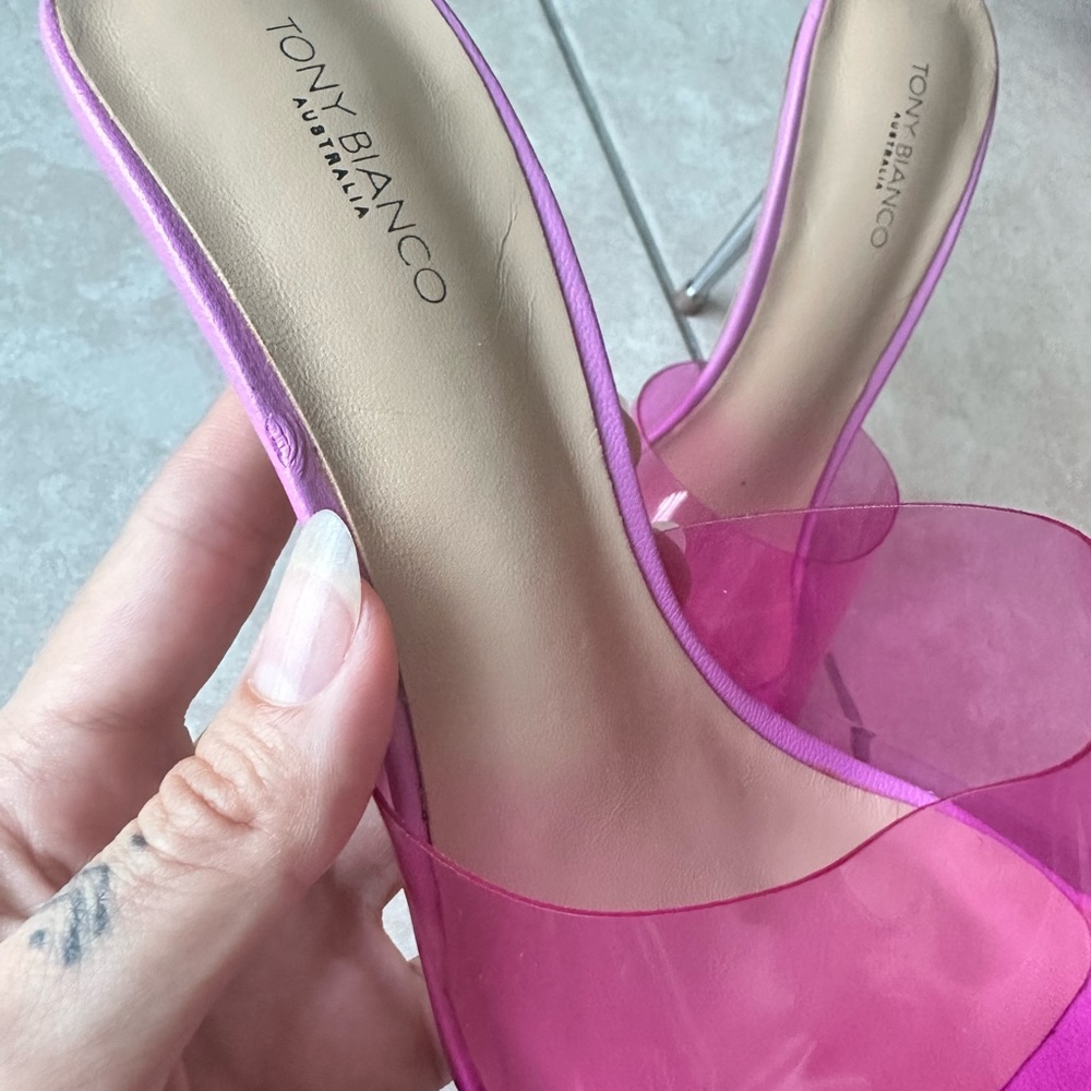 Tony Bianco Mylo Heel in Pink - Picture 7 of 10